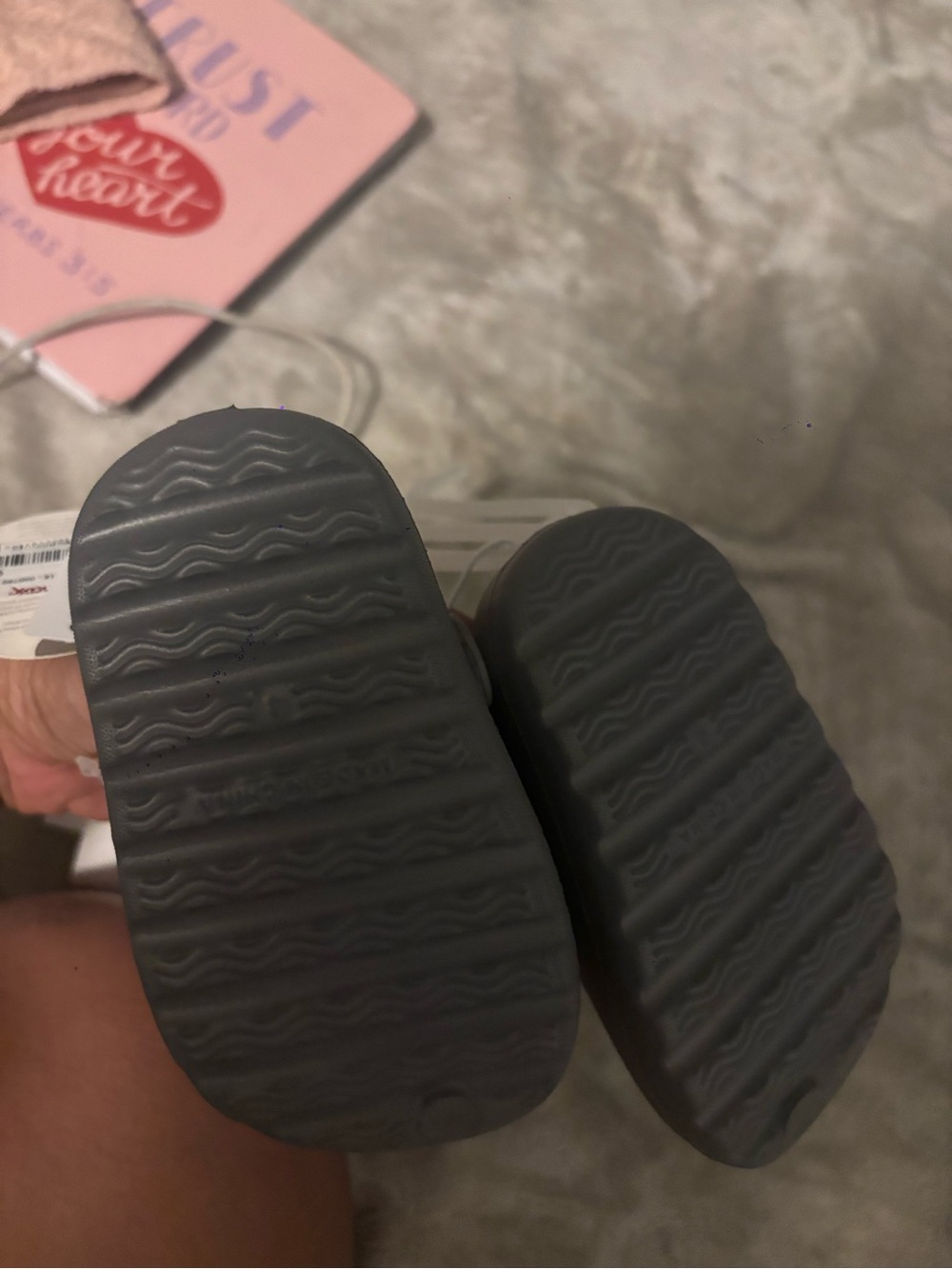 Koala Kids Gray Baby Walker Shoes